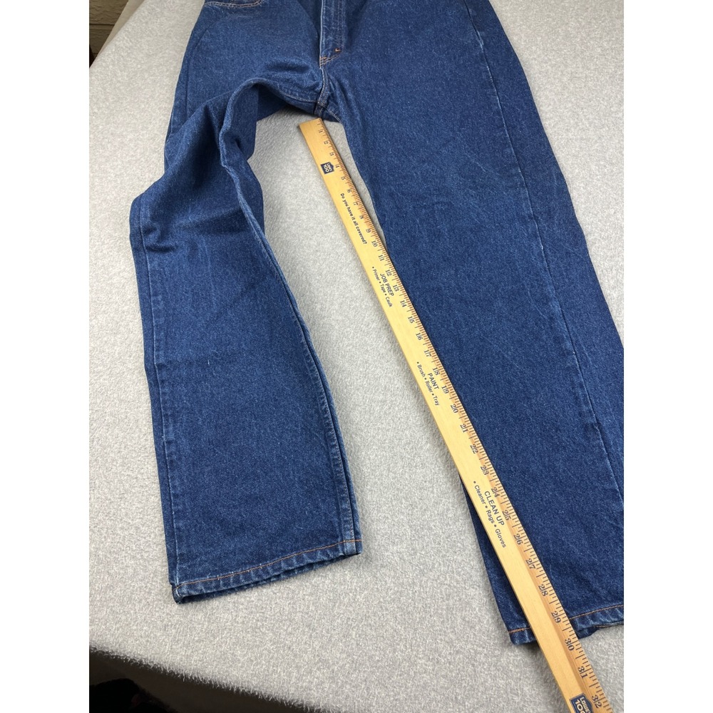 Vintage Levi's 505 Jeans Mens 38x30 Blue Orange Tab USA Straight Leg 20505-0217 - Picture 7 of 9